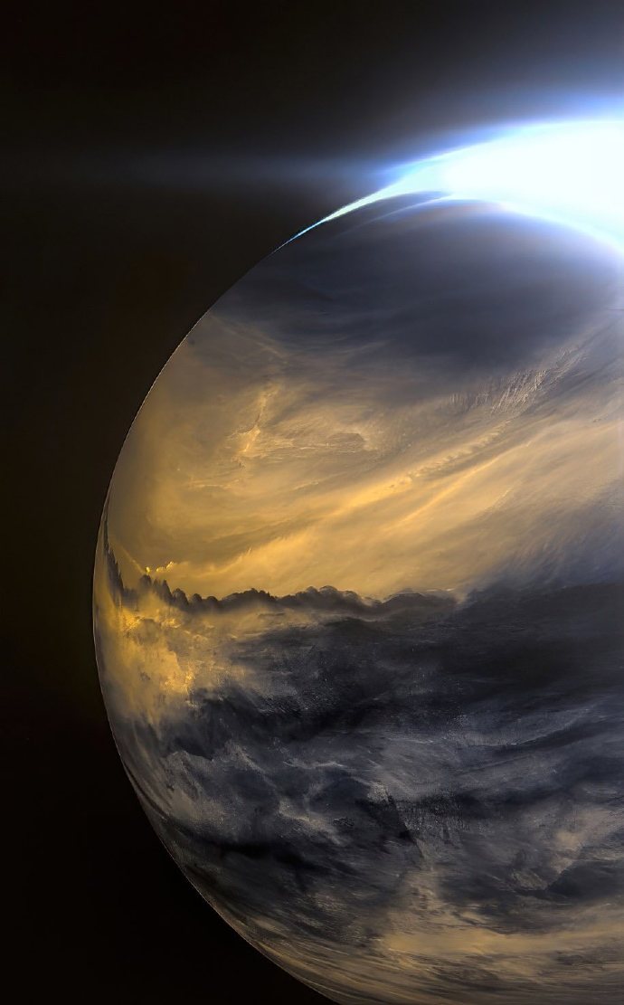 刷到了一张最新的金星彩色证件照_https://www.izongheng.net_影像记录_第1张