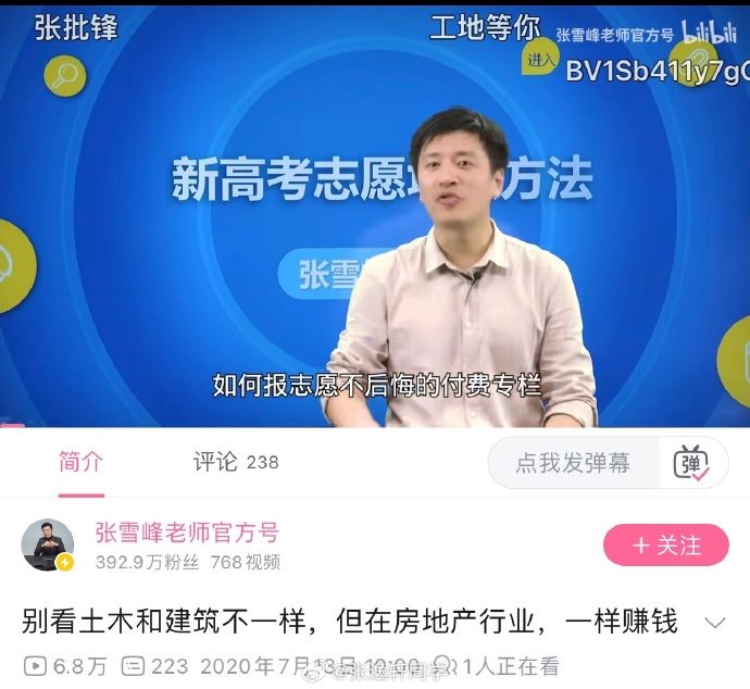 2020年时，听张雪峰学了土木和建筑的大学生今年要就要立马毕业了_https://www.izongheng.net_影像记录_第1张